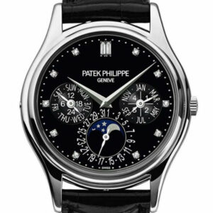 Patek Philippe Grand Complications Black Diamond Dial Automatic 38Mm Mens Watch 5140P-013