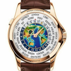 Patek Philippe Mens Complications Rose Gold World Time Enamel Dial 1 5131R-010 Watch