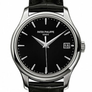 Patek Philippe Calatrava Black Dial Automatic Mens Watch 5227G-010