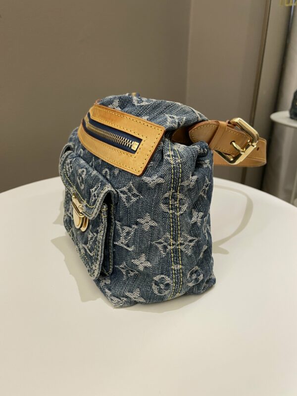 LV Baggy Denim Bag Denim Monogram - Image 3