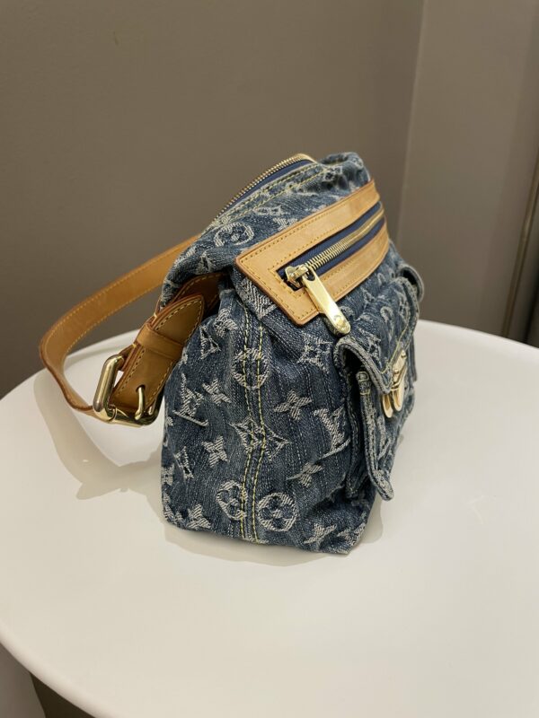 LV Baggy Denim Bag Denim Monogram - Image 4