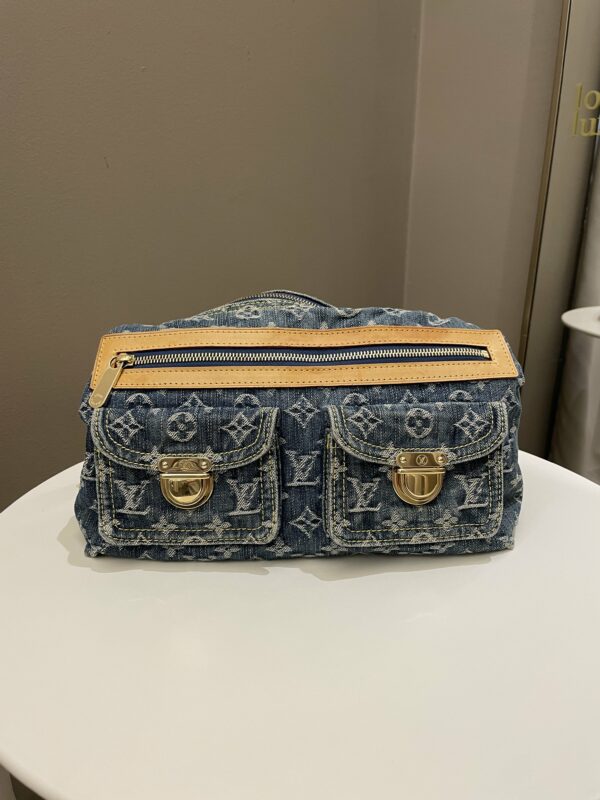 LV Baggy Denim Bag Denim Monogram