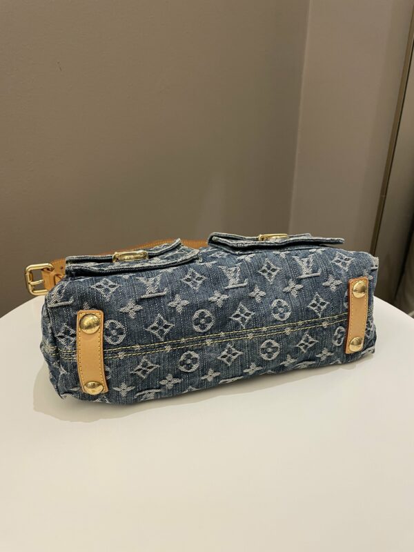 LV Baggy Denim Bag Denim Monogram - Image 7