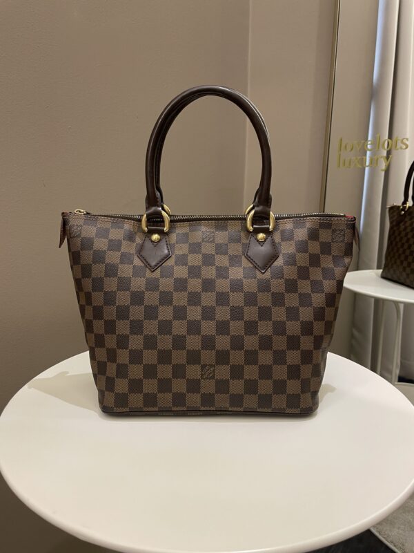 LV Saleya Shoulder Bag Damier Ebene - Image 14