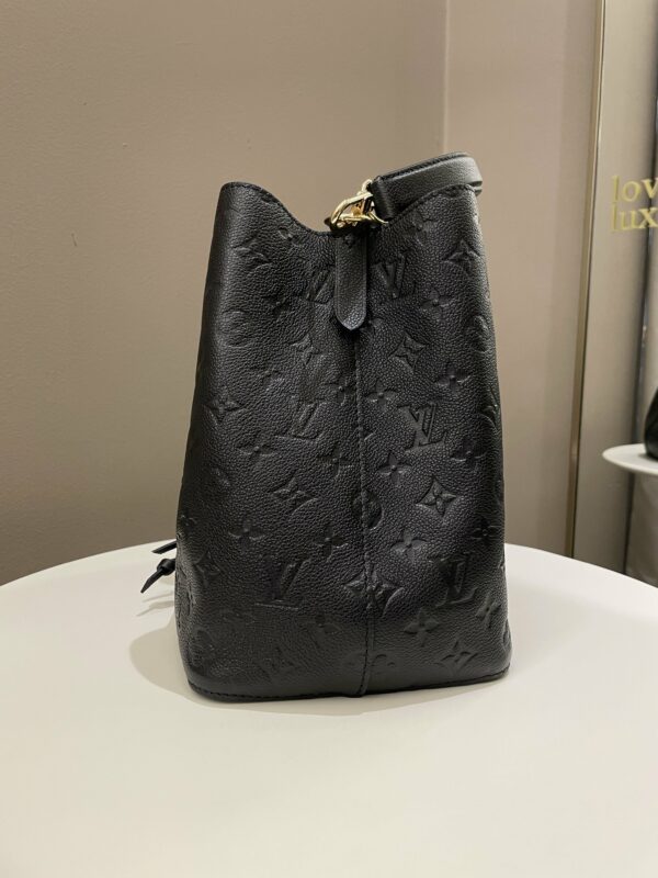 LV Neo Noe Bucket Bag Black Empreinte Leather - Image 6