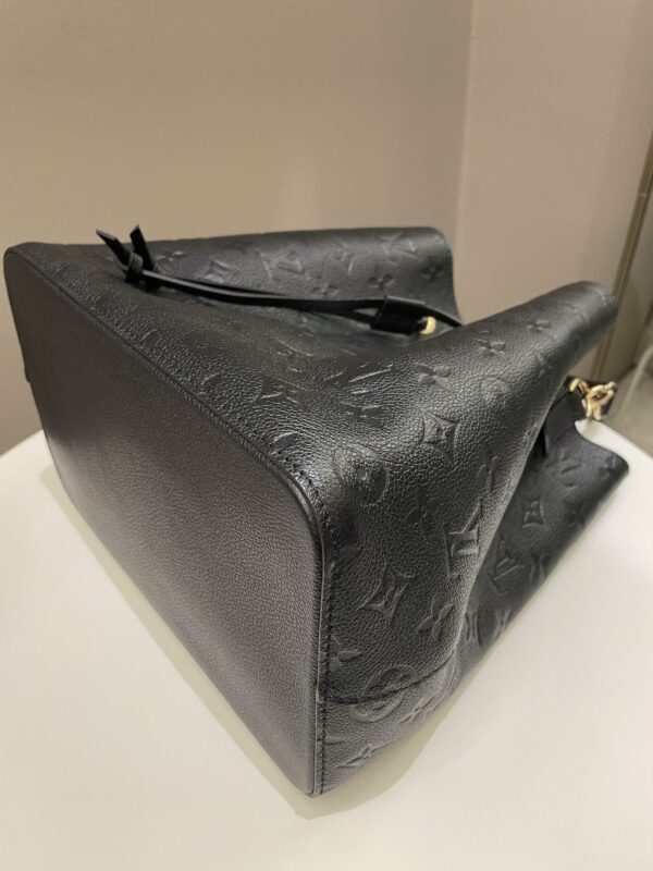 LV Neo Noe Bucket Bag Black Empreinte Leather - Image 9