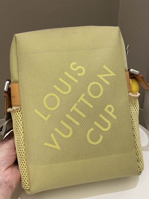 LV Cup Damier Weatherly Bag Lime Green