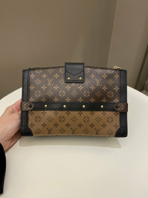 LV Pochette Trunk Clutch Monogram - Image 5