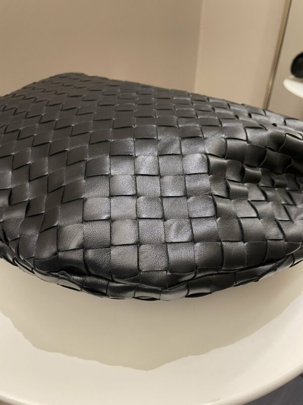 Bottega Veneta Jodie Shoulder Bag Black Leather - Image 11