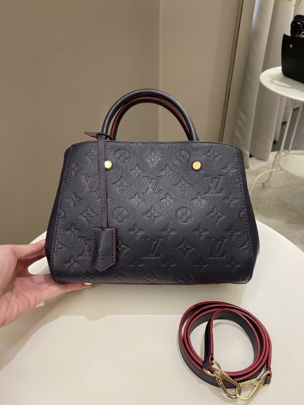 LV Montaigne BB Blue Empreinte - Image 21