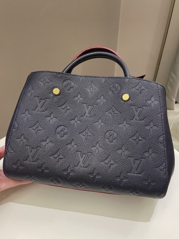 LV Montaigne BB Blue Empreinte - Image 4