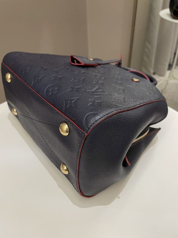 LV Montaigne BB Blue Empreinte - Image 7