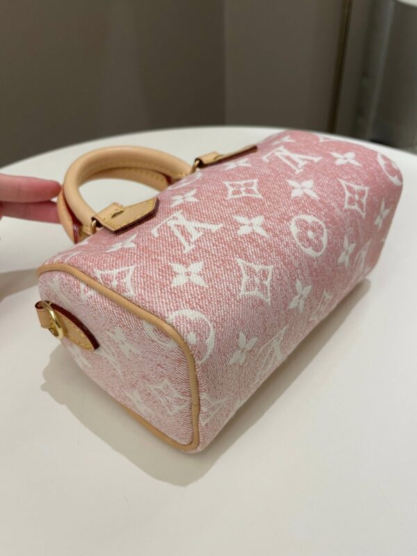 LV Nano Speedy Denim Rose - Image 10