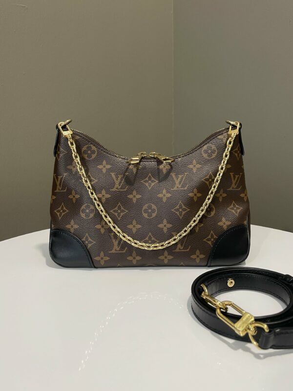 LV Boulogne Bag Black Monogram - Image 16