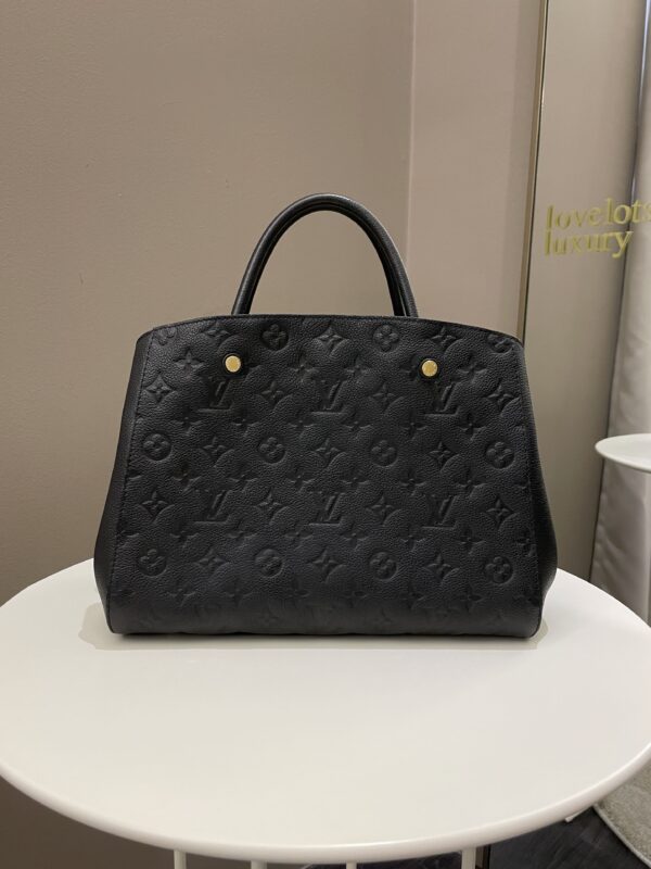 LV Montaigne MM Black Empreinte - Image 3