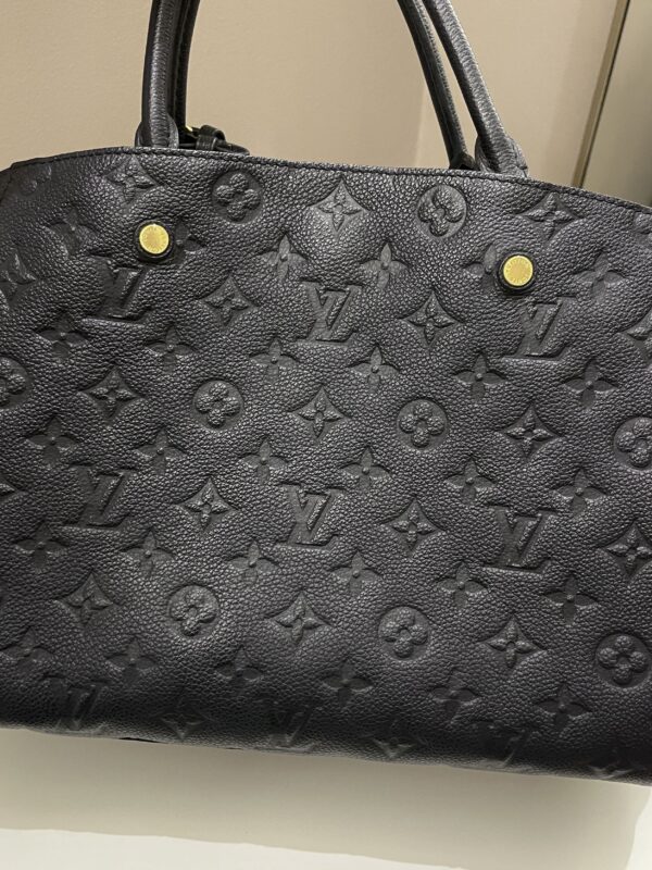 LV Montaigne MM Black Empreinte - Image 4