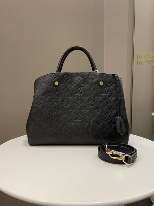 LV Montaigne MM Black Empreinte - Image 19