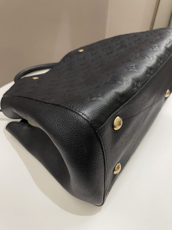 LV Montaigne MM Black Empreinte - Image 11