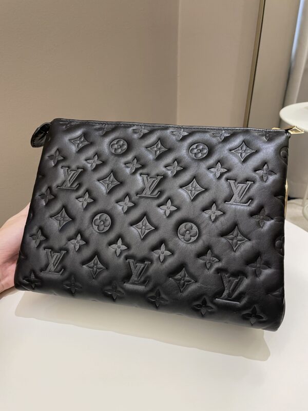 LV Coussin PM Black Monogram Lambskin - Image 4