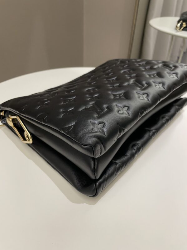 LV Coussin PM Black Monogram Lambskin - Image 10