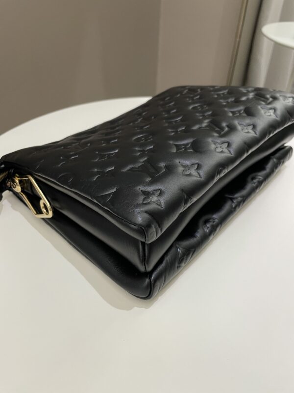 LV Coussin PM Black Monogram Lambskin - Image 11