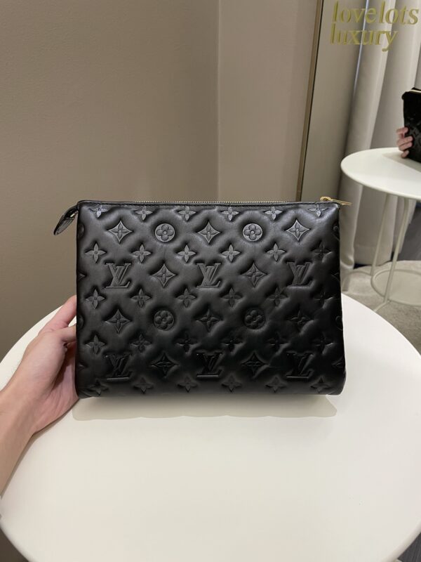 LV Coussin PM Black Monogram Lambskin - Image 2