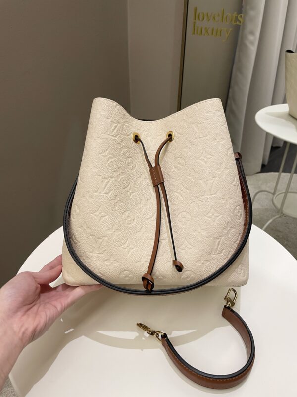 LV Neonoe MM Cream Monogram Empreinte - Image 13