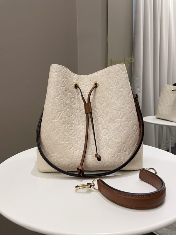 LV Neonoe MM Cream Monogram Empreinte - Image 2