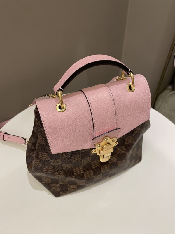 LV Clapton Backpack Magnolia Damier Ebene - Image 5