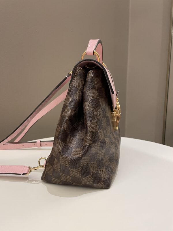 LV Clapton Backpack Magnolia Damier Ebene - Image 7