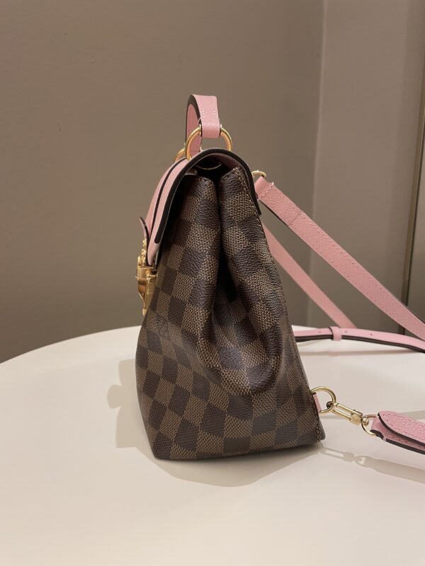 LV Clapton Backpack Magnolia Damier Ebene - Image 8