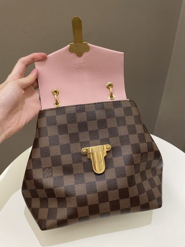 LV Clapton Backpack Magnolia Damier Ebene - Image 14