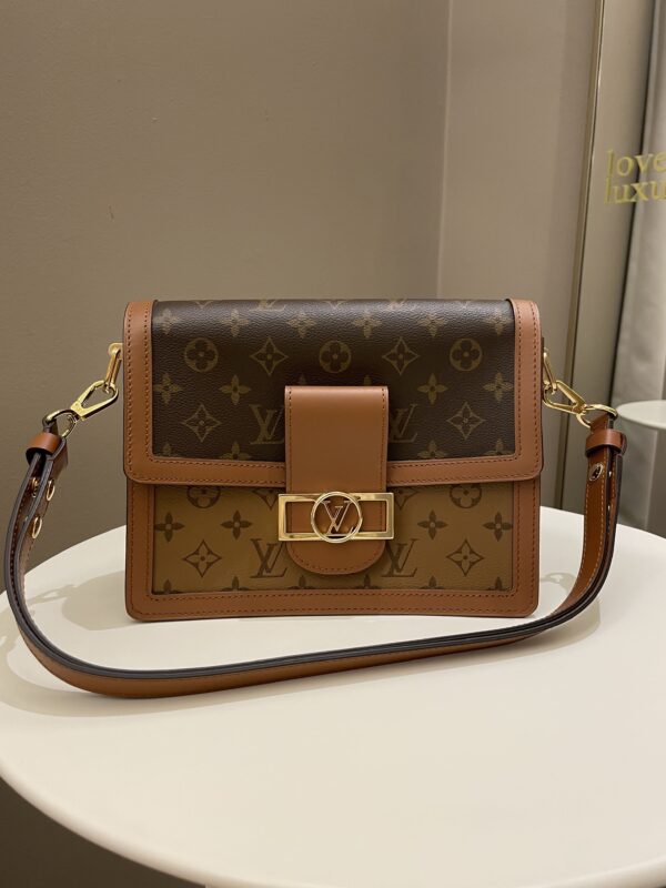 LV Dauphine MM Reverse Monogram