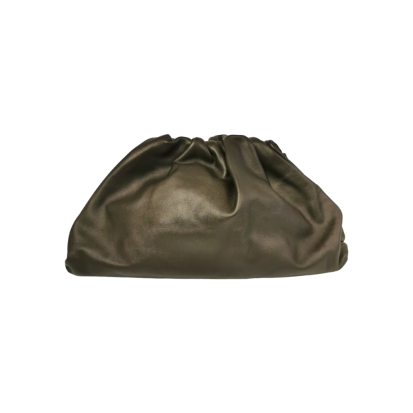 Bottega Veneta The Pouch Clutch Dark Brown - Image 2