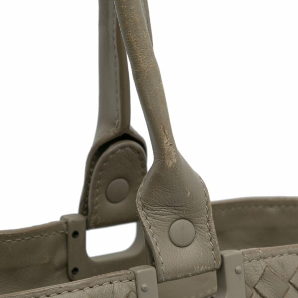 Gray Bottega Veneta Intrecciato Nappa Tote - Image 16