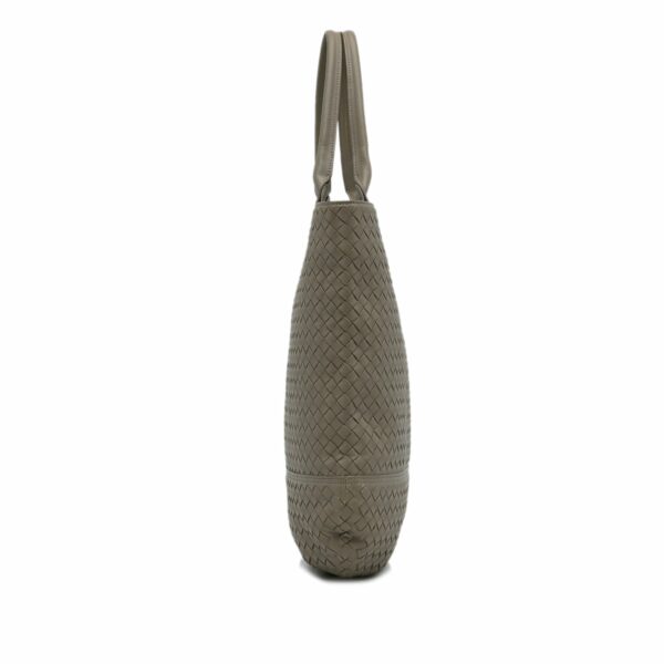 Gray Bottega Veneta Intrecciato Nappa Tote - Image 3