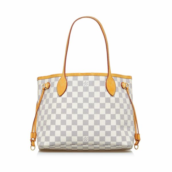 LV Neverfull PM Damier Azur Canvas - Image 10