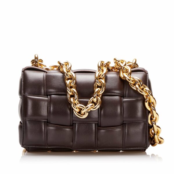 Bottega Veneta Padded Chain Cassette Brown - Image 10