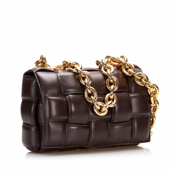 Bottega Veneta Padded Chain Cassette Brown