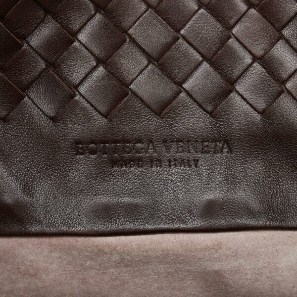 Brown Bottega Veneta Intrecciato Marquise Flower Tote - Image 7