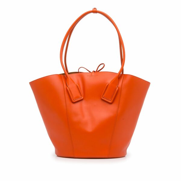 Orange Bottega Veneta Basket Tote - Image 11