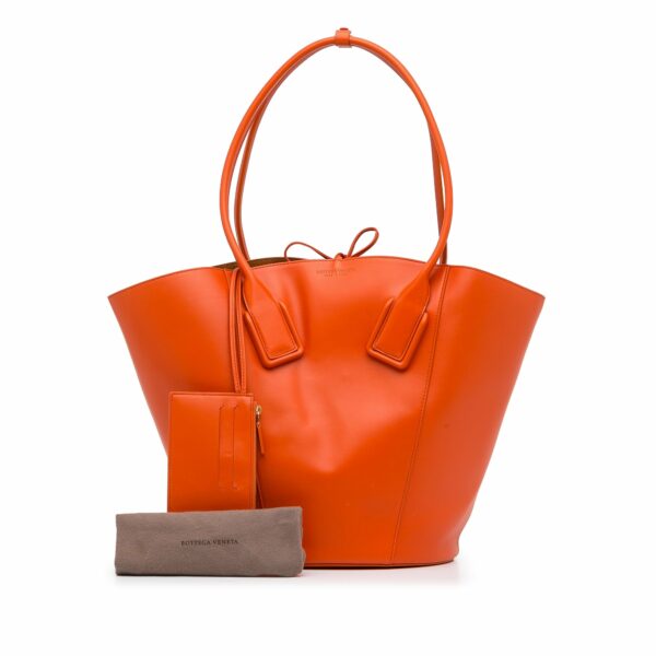 Orange Bottega Veneta Basket Tote - Image 10