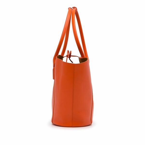 Orange Bottega Veneta Basket Tote - Image 3