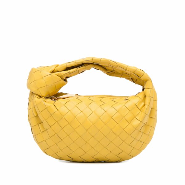 Bottega Veneta Jodie Mini Yellow Intrecciato - Image 9