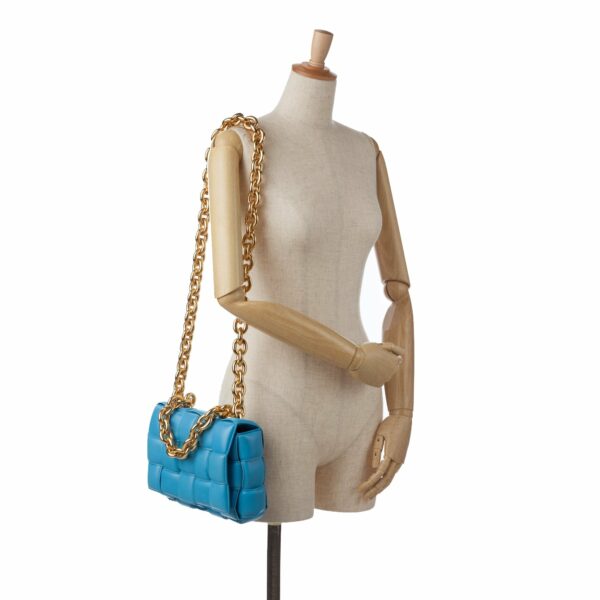 Bottega Veneta Padded Chain Cassette Blue - Image 2