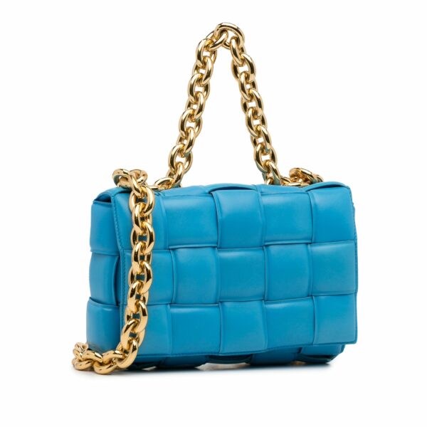 Bottega Veneta Padded Chain Cassette Blue - Image 3