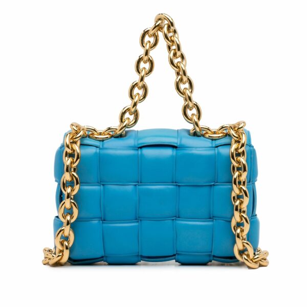 Bottega Veneta Padded Chain Cassette Blue - Image 5