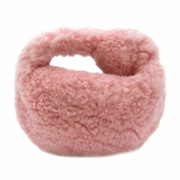 Bottega Veneta Jodie Mini Pink Shearling - Image 7