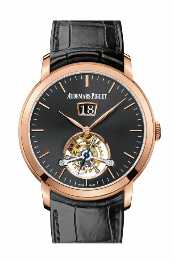 Audemars Piguet Jules Tourbillon Black Dial Mens Watch 26559Or.oo.d002Cr.01