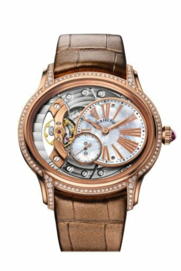 Audemars Piguet Millenary Lady Hand-Wound Watch 77247Or.zz.a812Cr.01